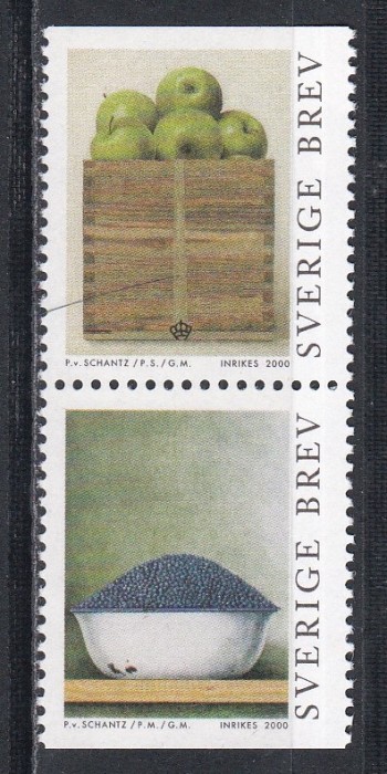 Suedia 2000 - Picturi de Philip von Schantz, MNH