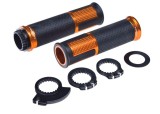 Set mansoane moto cauciuc/metal 654, culoare negru/portocaliu Cod Produs: MX_NEW AW566012