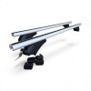 Bare Transversale ALM Mitsubishi Eclipse Cross 2017-2025, Aluminiu, 120cm, 85kg, Argintiu, Montaj Sine Integrate, Antifurt