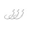 Jig Tsurinoya Jig Mold Hooks with Lead/ 3/0# 2g