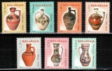 RO-0104-CERAMICA ROMANEASCA (III)Serie completa de 7 timbre nestampilate MNH, Nestampilat