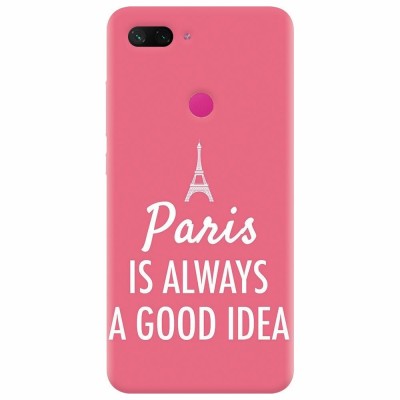 Husa silicon pentru Xiaomi Mi 8 Lite, Paris Is Always A Good Idea foto