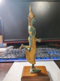 Statueta vintage Buda dansand