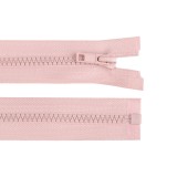 Fermoar plastic detasabil Crisalida, lungime 30 cm, Roz pudrat