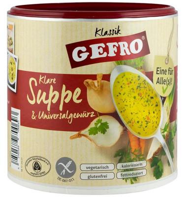 Supa de Legume si Condimente Universale Fara Gluten 450gr Gefro foto