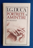 I. G. Ducă-Portrete și amintiri