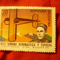 Serie 1 valoare Argentina 1969 - Aviatie