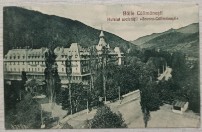 Baile Calimanesti, Hotelul Societatii Govora-Calimanesti// CP foto