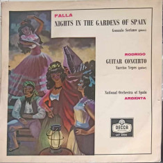 Disc vinil, LP. Nights In The Gardens Of Spain, Guitar Concerto-Falla, Gonzalo Soriano, Rodrigo, Narciso Yepes,