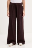 adidas pantaloni de trening All Szn Winterized culoarea maro, uni, KA5350