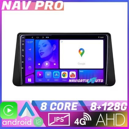 Navigatie Nissan Micra intre anii 2014 2019 EDOTEC-LITE Android Ecran 720P Octa Core 8 128 Carplay CarStore Technology