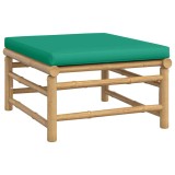 Cumpara ieftin Taburet de gradina, perna verde, bambus