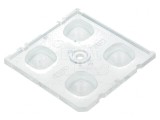 Lentilă LED pătrată transparentă 7,85mm