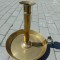 Sfeșnic de camera tip opaiț de dimensiuni mari din bronz masiv ,piesa cu o lucrătură deosebita