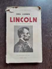 LINCOLN - EMIL LUDWIG (CARTE IN LIMBA FRANCEZA) foto