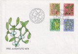 FILATELIE TEMATICA - PLIC ELVETIA TEMATICA FLORA FLORI, Stampilat
