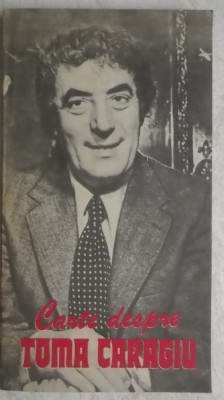 Valentin Silvestru - Carte despre Toma Caragiu foto