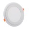 Spot LED Rotund Doua Culori 24+12W 3000k-6500k Trei Functii