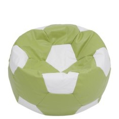 BEAN BAG MEGA BALL (XXL) - IMITATIE PIELE - VERDE/DIVERSE CULORI - Galben 22168