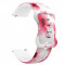 Curea silicon, compatibila Samsung Galaxy Watch 42mm, VD Very Dream&reg;, Quick Release, Red Cosmos