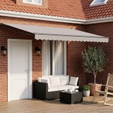 vidaXL Cadru copertină retractabil electric Antracit 4 x 2 m Aluminiu 42024221