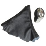 Nuca schimbator viteze, 5 viteze cu manson MARTI-NIK 15 compatibil cu TOYOTA Corolla Verso II 2004-2009, piele