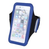 Husa tip banderola reglabila brat, negru + albastru, pentru Samsung Galaxy S3 i9300 / Galaxy S3 LTE i9305, Textil, Armband