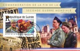 Timbre GUINEEA 2015: Istorie, Razboi WW2, Aniversari - Colita, Straine dupa 1950