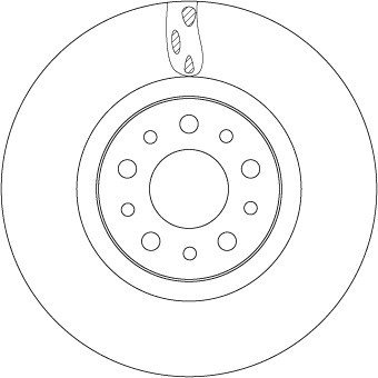 TRW DF6933 Disc frana foto