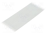 Conector cablu jumper flexibil TE Connectivity Flexstrip 2,54mm 17 pini drepte 101,6mm