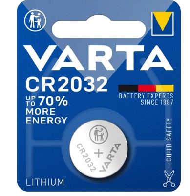 Baterie Varta Litiu CR2032 3V 20mm x h3.2mm B1 foto