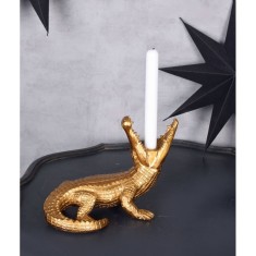 Sfesnic auriu cu un crocodil CW221 foto
