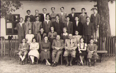 HST P1617 Poză elevi Transilvania 1951 foto