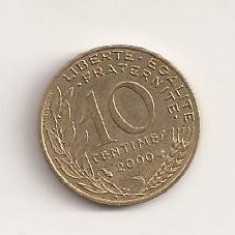 Moneda Franta - 10 Centimes 2000 v1