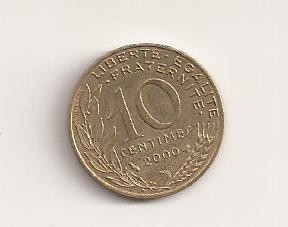 Moneda Franta - 10 Centimes 2000 v1 foto