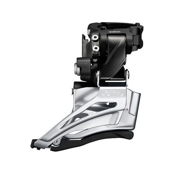 Schimbator fata 2x10 viteze Shimano Deore FD M6025 H, prindere inalta, bascula inferioara, tractiune dubla, colier 34,9 mm, 34&ndash;38T Ultimate FactoryBik