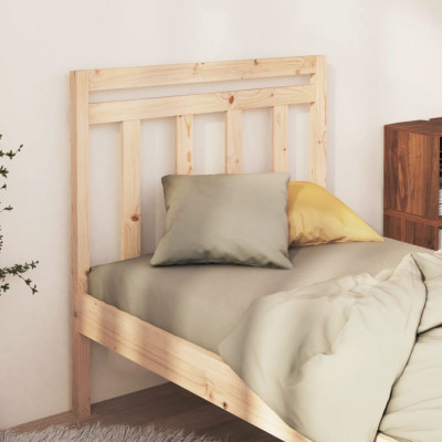 Tăblie de pat, 96x4x100 cm, lemn masiv de pin foto