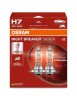Set 2 buc Bec H7 NIGHT BREAKER SILVER Osram +100% 12V 55W