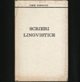 SCRIERI LINGVISTICE - IOSIF POPOVICI