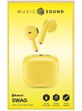 Earphones Ms Swag Tws Bt Yellow Android Devices|Apple Devices