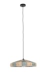 Cumpara ieftin Lustra rafie natur albastra Kanda 50x13 cm