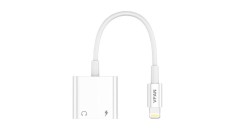 Vipfan L09 Lightning 2x cablu Lightning 10cm (alb) foto