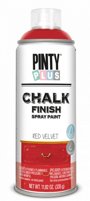 Spray Chalk Paint antichizare, red velvet mat, CK804, interior, 400 ml