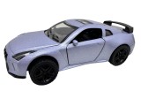 Macheta Sport Toyota Supra bleu 1:36 lumini si Sunete Usi Deschise Pull-Back