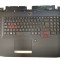 Carcasa superioara cu tastatura palmrest Laptop, Acer, Predator G9-791, G9-791G, G9-792G, G9-793G, 6B.Q1HN5, cu iluminare