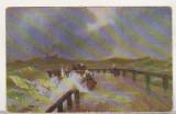 bnk cp Felicitare - uzata - 1927