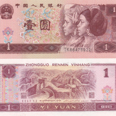 China 1 Yuan 1996 P88-4c UNC