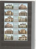 ROMANIA 2014 LP 2040 c LP 2040 a BUCURESTI 555 ANI DE EXISTENTA SERIE CU VINIETA + COLITA MNH NESTAMPILATE, Nestampilat