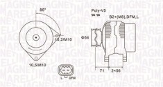 MAGNETI MARELLI 063731960010 Generator / Alternator