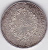 Franta 50 Francs franci 1977, Europa, Argint